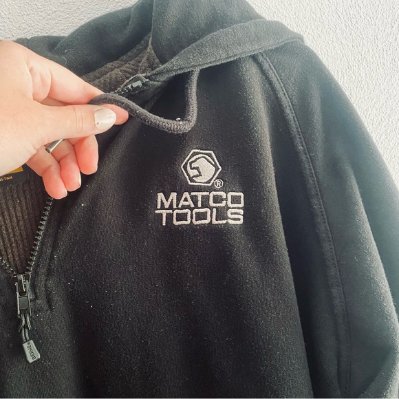 Berne Workwear Matco Tools black zip up sweatshirt - Picture 4 of 8